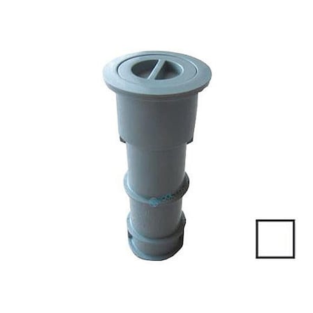 Powerplay 7.5 in. Umbrella Stand with Sleeve & Center Cap; White PO1259742